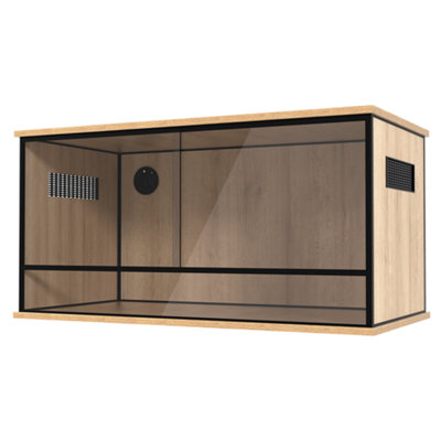 Prorep Wooden Modern Reptile Vivarium Snake Lizard Housing 90X45X45Cm Oak from B&Q