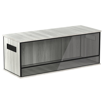 Prorep Wooden Modern Reptile Vivarium Snake Lizard Housing 120X45X45Cm Grey from B&Q