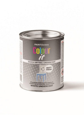 Paint Factory Colour It  Undercoat Paint Tin 300Ml from B&Q