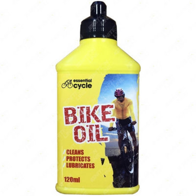 B&Q -  Essential Cycle Bike Chain Oil Cleans Protect Lubricates 120Ml