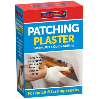 Rapide Patching Plaster Powder 500G Quick Repair Mix Cracks Holes Walls Ceilings