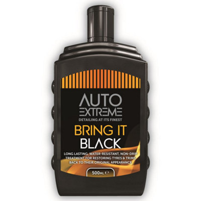 Auto Extreme Bring It Black Trim Restorer Gel 500Ml Long Lasting Water Resistant from B&Q