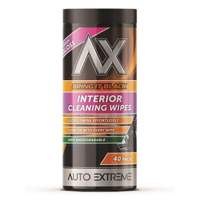 Maestro craft Interior Gloss Cleaning Wipes (40Pk) from B&Q