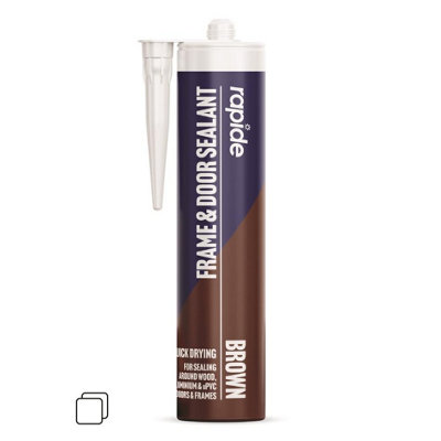 Maestro craft Rapide Frame & Door Sealant Cartridge Brown 260Ml from B&Q