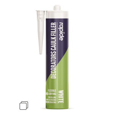 Maestro craft Rapid White Decorators Caulk Cartridge 260Ml from B&Q