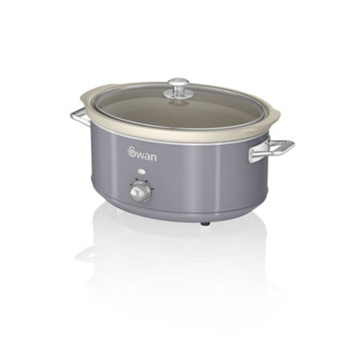 Swan 6.5L Slow Cooker Retro 320W Yellow