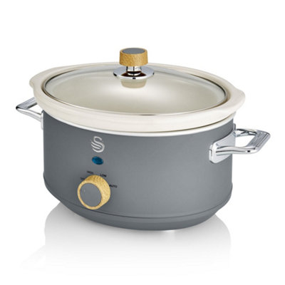 Swan Nordic Slate 3.5 Litre Slow Cooker Grey