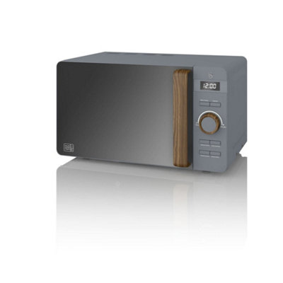 Swan Nordic Slate 20 Litre Digital Microwave Grey