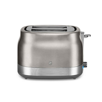Swan Retro Revive Stainless Steel 2 Slice Toaster from B&Q