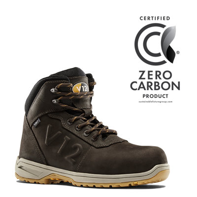 V12 Footwear Lynx Brown S3 Hi Esd Wr Hro Src Boot Size 10 from B&Q