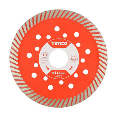 Timco Premium Diamond Blade Continuous115 X 22.2 from B&Q