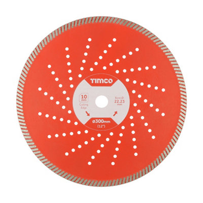 Timco Premium Diamond Blade Continuous 300 X 22.2 from B&Q