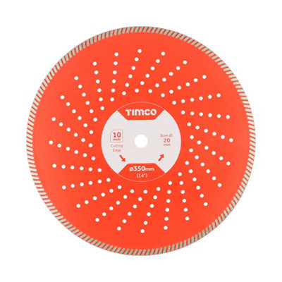 Timco Premium Diamond Blade Continuous350 X 20 from B&Q