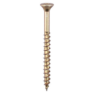 Timco Velocity Premium Multi-Use Countersunk Woodscrews - 3.5 X 35 (200Pcs) Gold