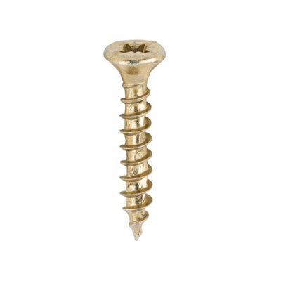 Timco Velocity Premium Multi-Use Countersunk Gold Woodscrews4.0 X 25 (200Pcs) from B&Q