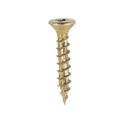 B&Q -  Velocity Premium Multi-Use Countersunk Gold Woodscrews5.0 X 30 (200Pcs)