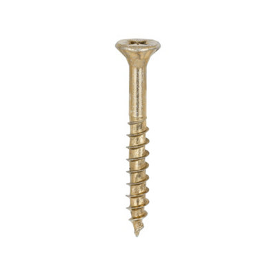Timco Velocity Premium Multi-Use Countersunk Gold Woodscrews6.0 X 50 (200Pcs) from B&Q
