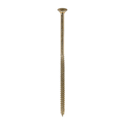 Timco Classic Multi-Purpose Countersunk Woodscrews - 5.0 X 120 (100Pcs) Gold