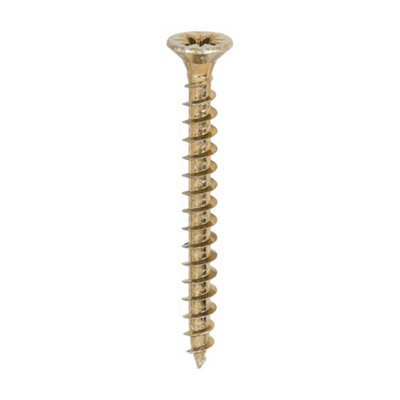 Timco Solo Countersunk Gold Woodscrews6.0 X 60 (200Pcs) from B&Q