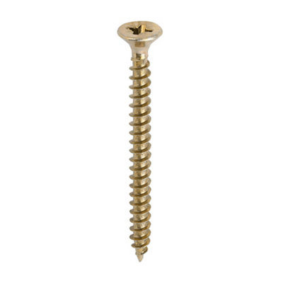 Timco Solo Countersunk Gold Woodscrews6.0 X 70 (200Pcs) from B&Q
