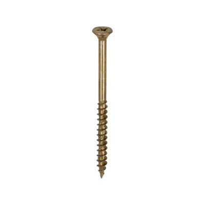 Timco Velocity Premium Multi-Use Countersunk Gold Woodscrews5.0 X 75 (200Pcs) from B&Q