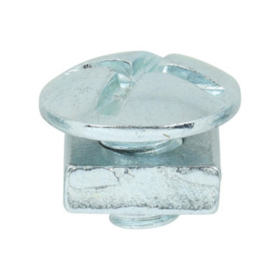 Timco Roofing Bolts & Square Nuts SilverM6 X 8 from B&Q
