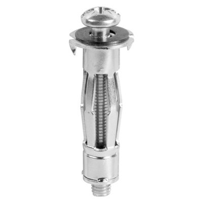 TimcoMetal Cavity AnchorsZinc (Size M5 X 52 (60mm Screw)60 Pieces) from B&Q