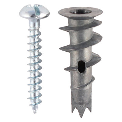 TimcoMetal Speed Plugs & ScrewsZinc (Size 31.5mm5 Pieces) from B&Q