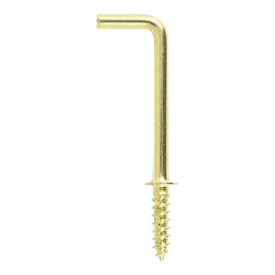 TimcoCup HooksSquareElectro Brass (Size 38mm8 Pieces) from B&Q