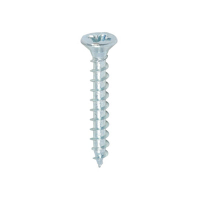 Timco Solo Countersunk Woodscrews - 3.5 X 25 (200Pcs) Silver