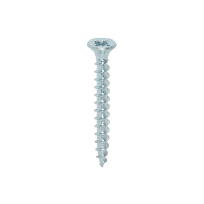 Timco Solo Countersunk Woodscrews - 3.5 X 30 (200Pcs) Silver