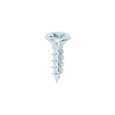 Timco Solo Countersunk Woodscrews - 4.0 X 15 (200Pcs) Silver