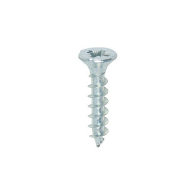 Timco Solo Countersunk Woodscrews - 4.0 X 20 (200Pcs) Silver