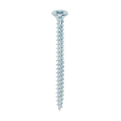 Timco Solo Countersunk Silver Woodscrews4.0 X 50 (200Pcs) from B&Q