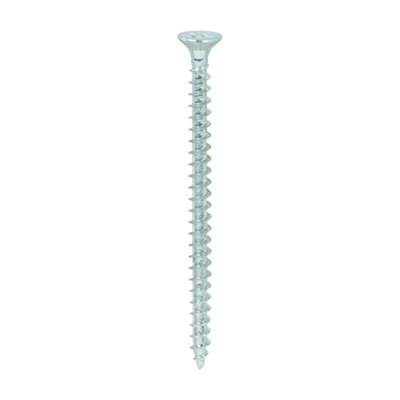 Timco Solo Countersunk Woodscrews - 4.0 X 60 (200Pcs) Silver