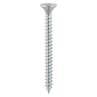 Timco Solo Countersunk Woodscrews - 4.0 X 70 (200Pcs) Silver