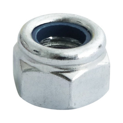 Timco Silver Nylon Insert Nuts Type P Din982 - M16