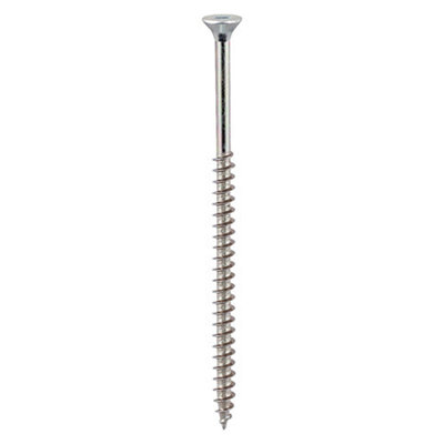 Timco Solo Countersunk Silver Woodscrews5.0 X 80 (200Pcs) from B&Q
