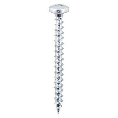 Timco Solo Pan Head Silver Woodscrews4.0 X 20 (200Pcs) from B&Q