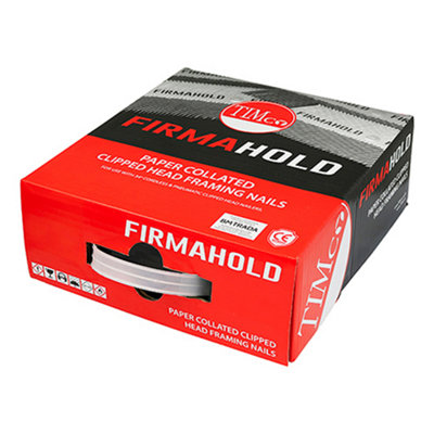 Timco Firmahold Collated Clipped Head NailsTrade PackRing ShankFirmagalv + Cplt753.1 X 75mm from B&Q