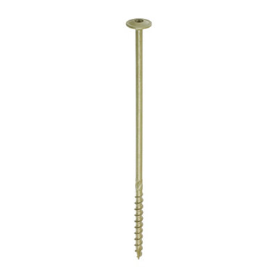 B&Q -  Wafer Head Exterior Green Timber Screws 8.0 X 225 (50Pcs)