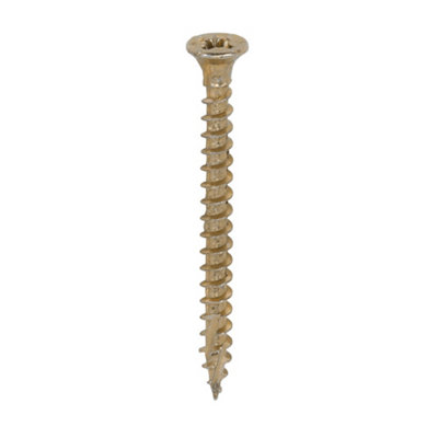 Timco C2 Strong-Fix Multi-Purpose Premium Countersunk Gold Woodscrews3.5 X 40 (200Pcs) from B&Q