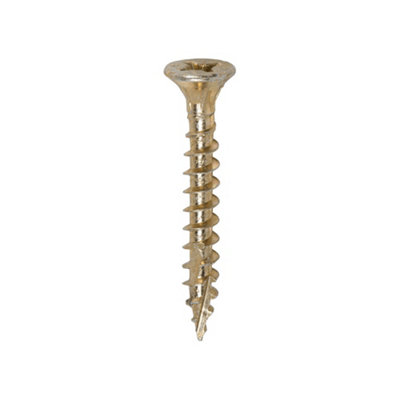 Timco C2 Strong-Fix Multi-Purpose Premium Countersunk Gold Woodscrews4.0 X 30 (200Pcs) from B&Q