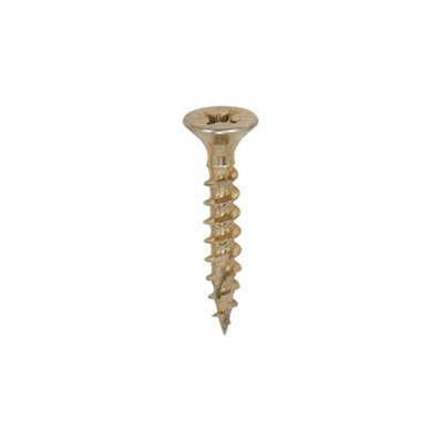 Timco C2 Strong-Fix Multi-Purpose Premium Countersunk Gold Woodscrews5.0 X 30 (200Pcs) from B&Q