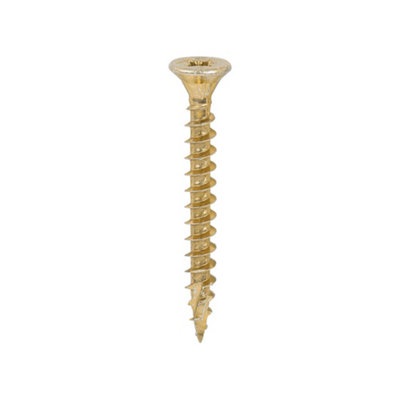 Timco C2 Strong-Fix Multi-Purpose Premium Countersunk Gold Woodscrews5.0 X 45 (200Pcs) from B&Q