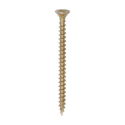 Timco C2 Strong-Fix Multi-Purpose Premium Countersunk Gold Woodscrews5.0 X 70 (200Pcs) from B&Q