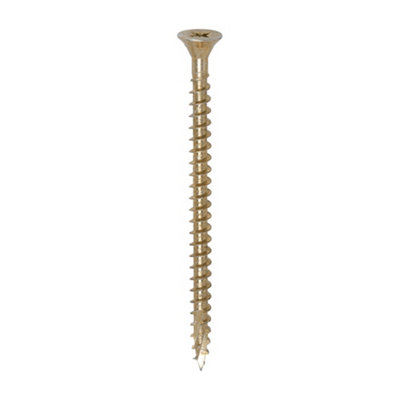 Timco C2 Strong-Fix Multi-Purpose Premium Countersunk Gold Woodscrews5.0 X 75 (200Pcs) from B&Q