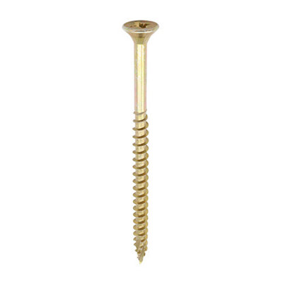 Timco C2 Strong-Fix Multi-Purpose Premium Countersunk Gold Woodscrews5.0 X 120 (100Pcs) from B&Q