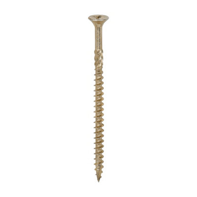 Timco C2 Strong-Fix Multi-Purpose Premium Countersunk Gold Woodscrews6.0 X 100 (100Pcs) from B&Q