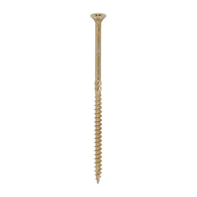 Timco C2 Strong-Fix Multi-Purpose Premium Countersunk Gold Woodscrews6.0 X 130 (100Pcs) from B&Q